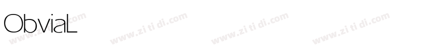 Obvia Light字体转换